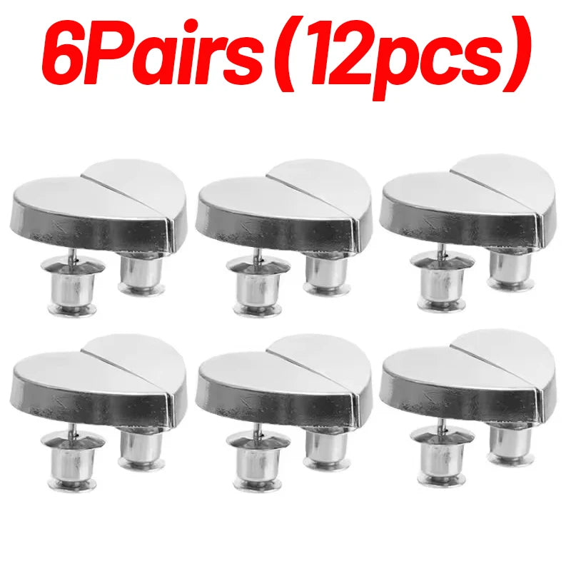 Heart-Shaped Magnetic Curtain Clips