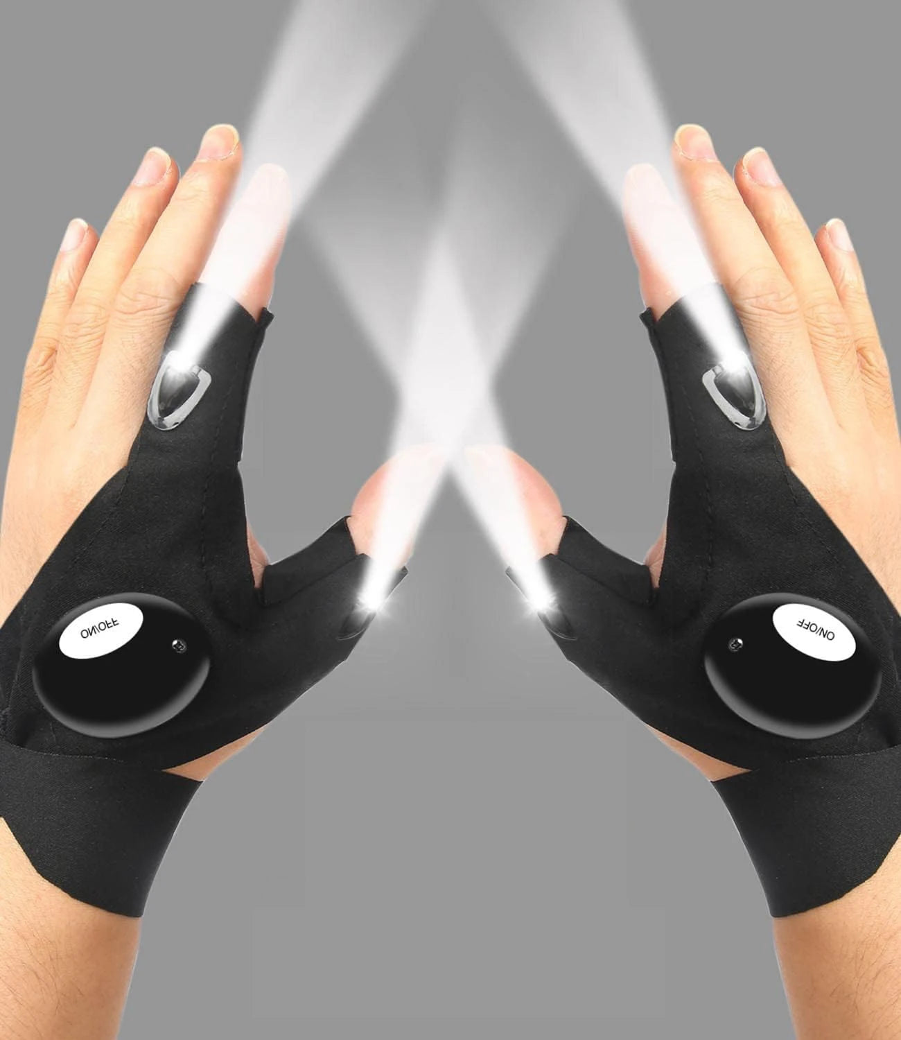 LED Fingerless Gloves