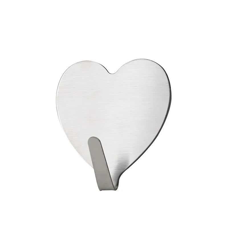 Heart Clip Wall Hooks – No-Drill Hanging Solution