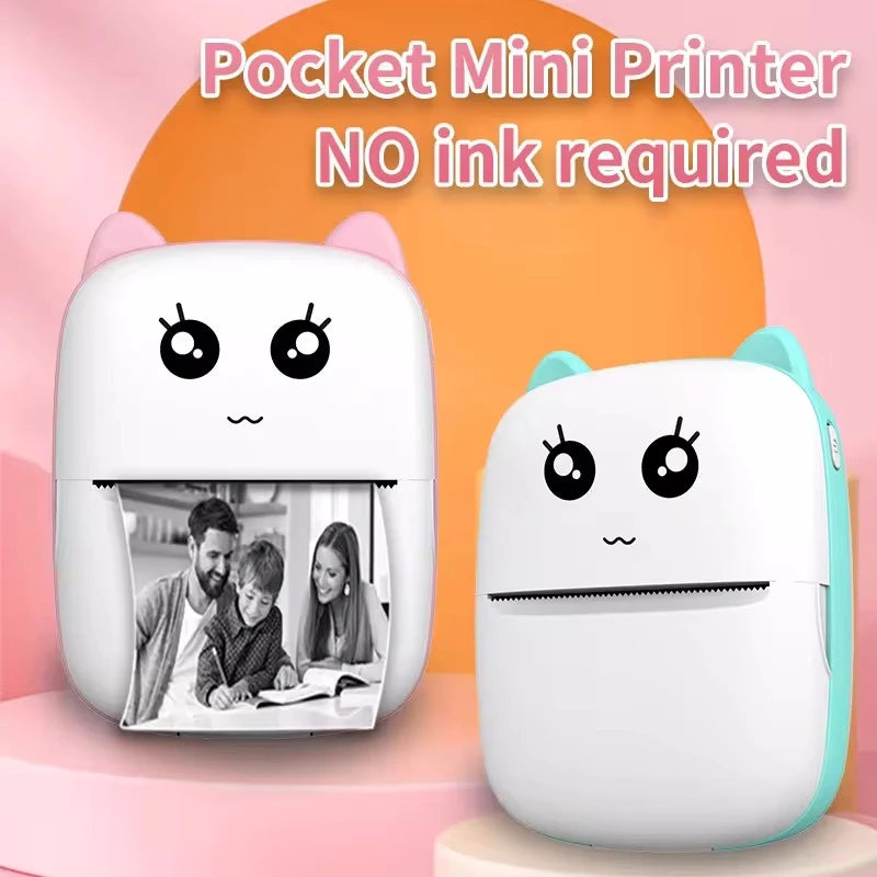 Mini Portable Cat Thermal Printer