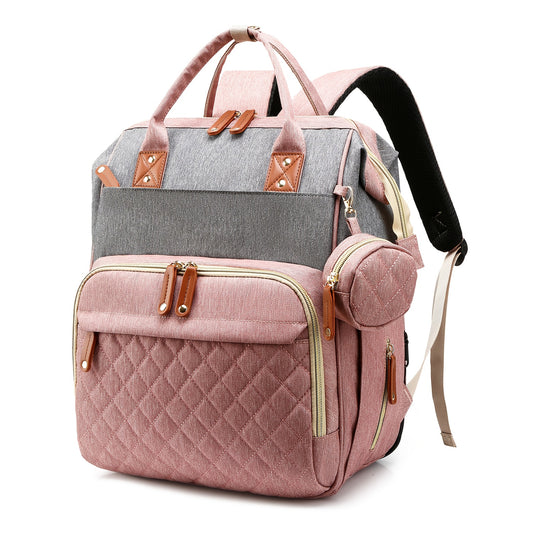Shopeiz Multifunctional Diaper Bag Backpack with Changing Station