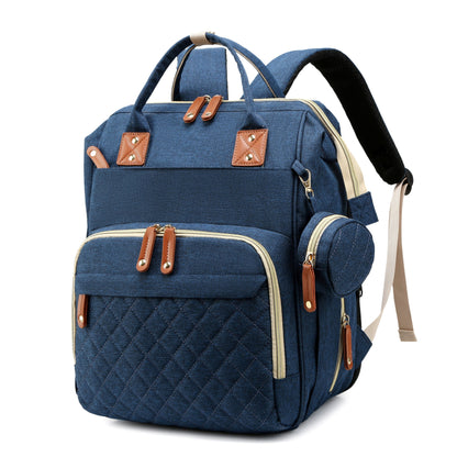 Shopeiz Multifunctional Diaper Bag Backpack with Changing Station