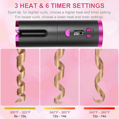 Cordless Auto Hair Curler