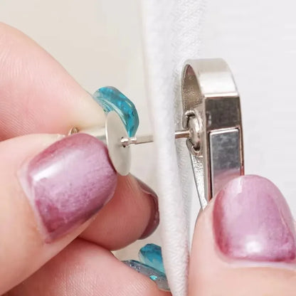 Heart-Shaped Magnetic Curtain Clips