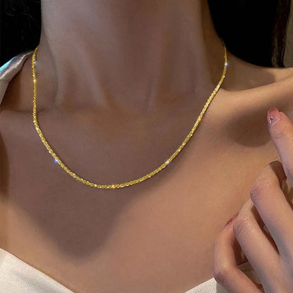 Sparkling Silver Choker Necklaces