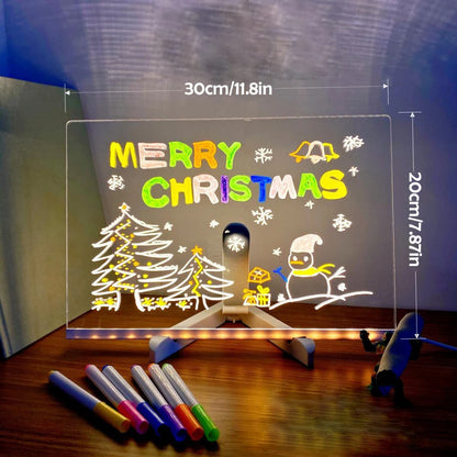 LED Message Board with Night Light