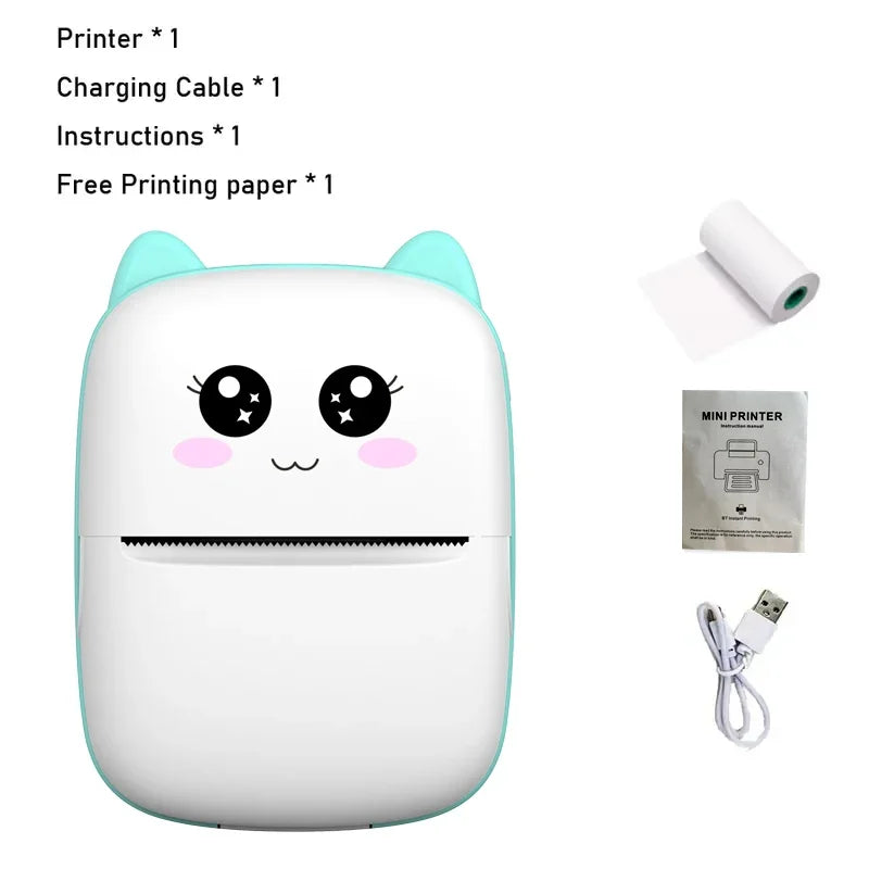 Mini Portable Cat Thermal Printer