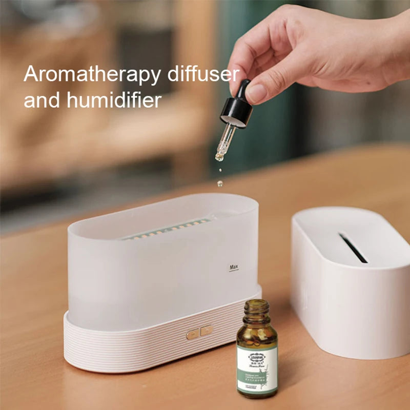 Aroma Flame Mist Lamp – Cool Air Diffuser & Humidifier