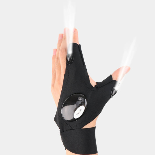 LED Fingerless Gloves