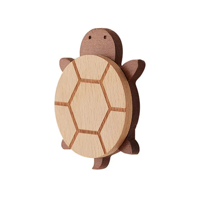 1pc Cute Wood Wall Hook – Animal Design Accent