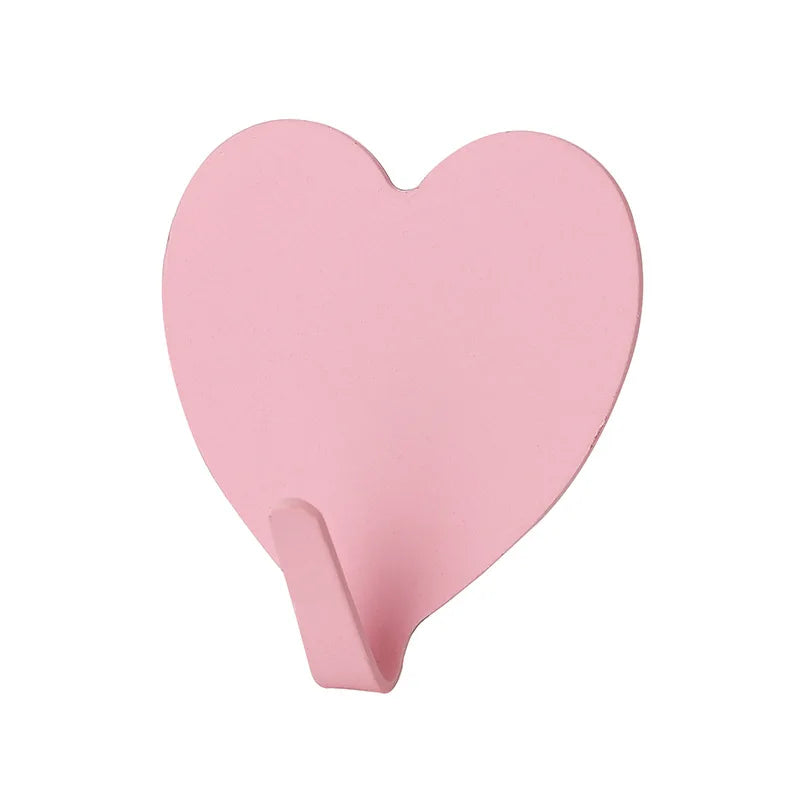 Heart Clip Wall Hooks – No-Drill Hanging Solution