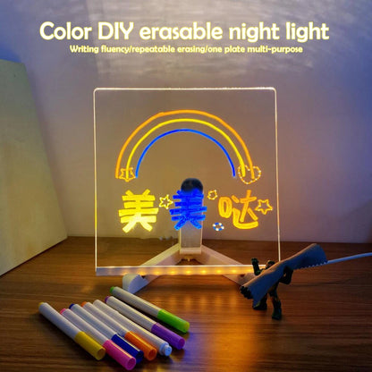 LED Message Board with Night Light