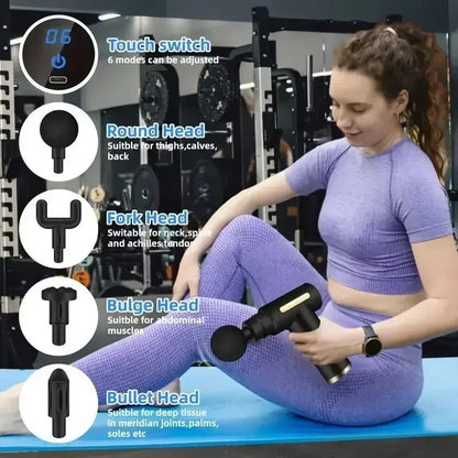 Neck Fascia Gun – Muscle Relaxation Vibration Massage Gun