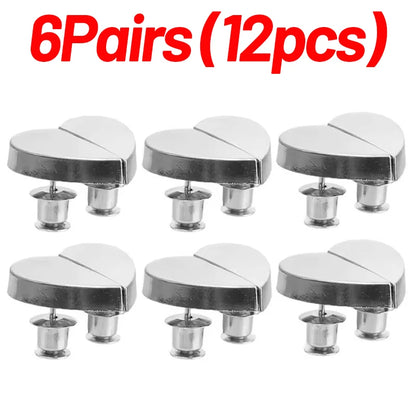 Heart-Shaped Magnetic Curtain Clips
