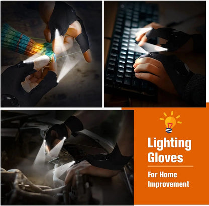 LED Fingerless Gloves