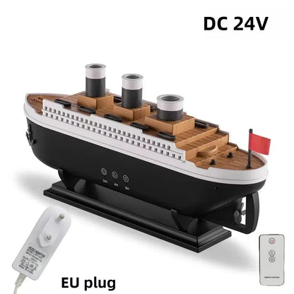 Titanic Ship Model Aromatherapy Humidifier with Remote Control