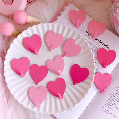 Heart Clip Wall Hooks – No-Drill Hanging Solution