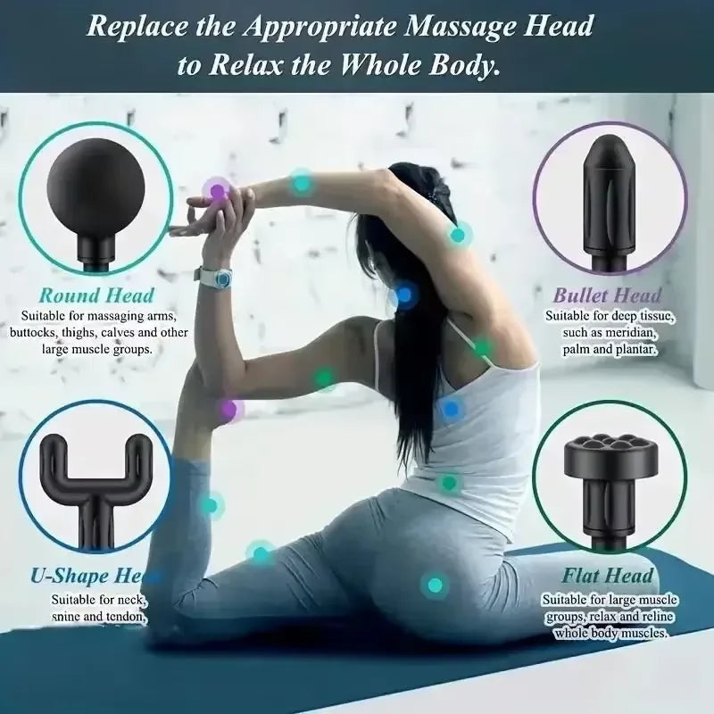 Neck Fascia Gun – Muscle Relaxation Vibration Massage Gun