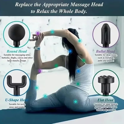 Neck Fascia Gun – Muscle Relaxation Vibration Massage Gun
