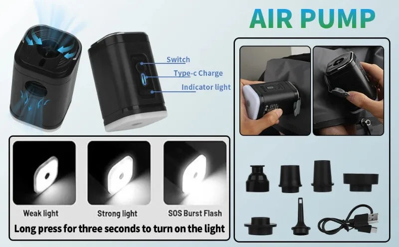 17L Vacuum Compression Bag with Air Pump