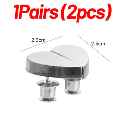 Heart-Shaped Magnetic Curtain Clips