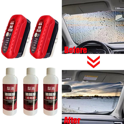 Windshield Oil Film Remover & Hydrophobic Glass Coating