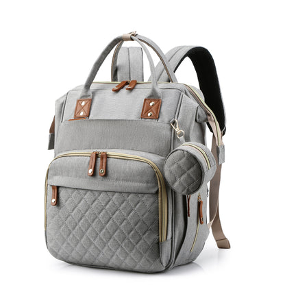 Shopeiz Multifunctional Diaper Bag Backpack with Changing Station